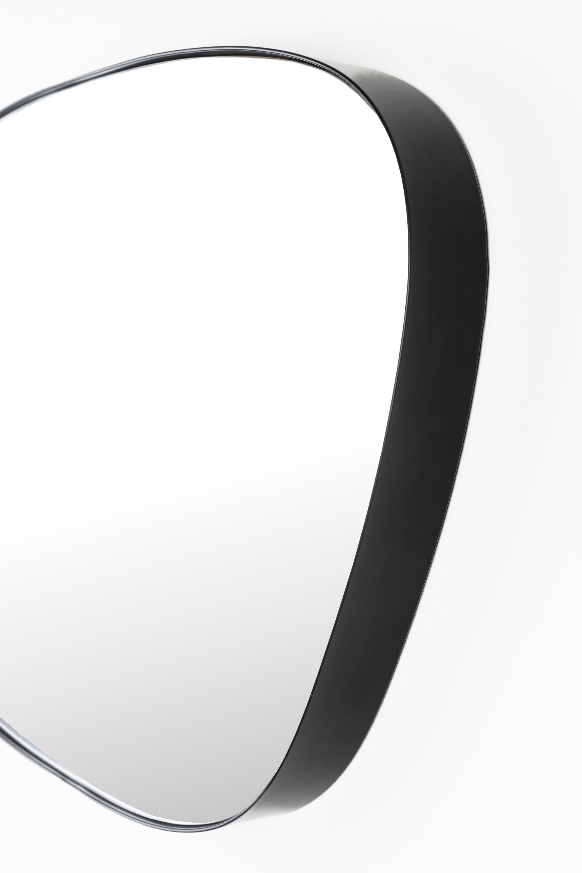 Lina Organic Black Wall Mirror